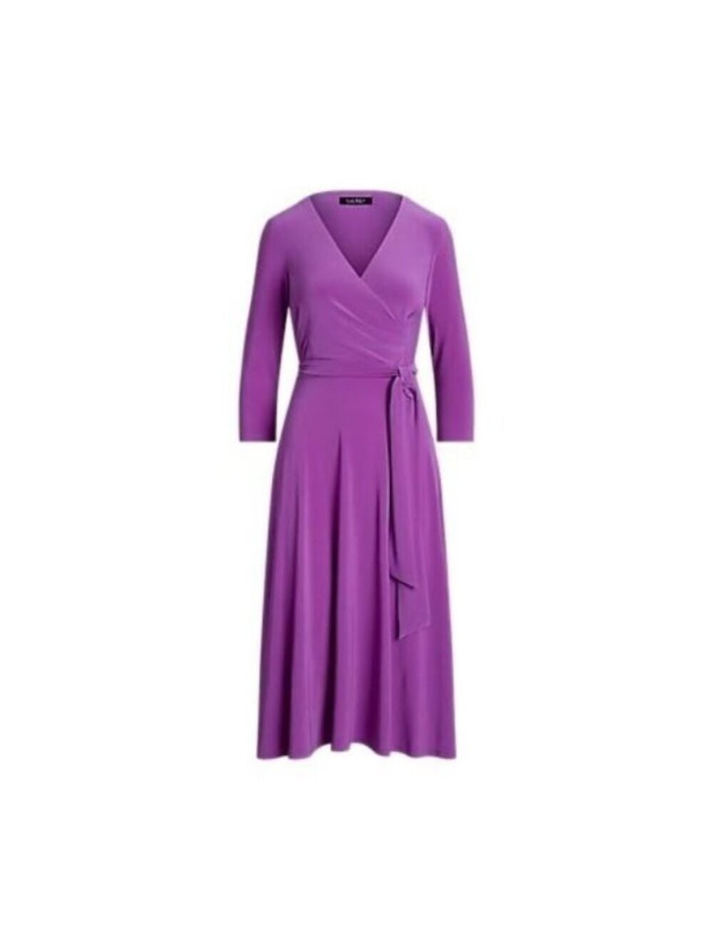 NEW Lauren Ralph Lauren Women's 16P Surplice Jersey Dress NWT $145 - Picture 1 of 5